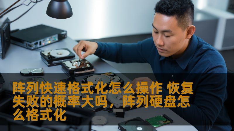 本文详细介绍了阵列快速格式化的操作流程，并分析了恢复失败的概率，让你在数据恢复过程中更有信心。