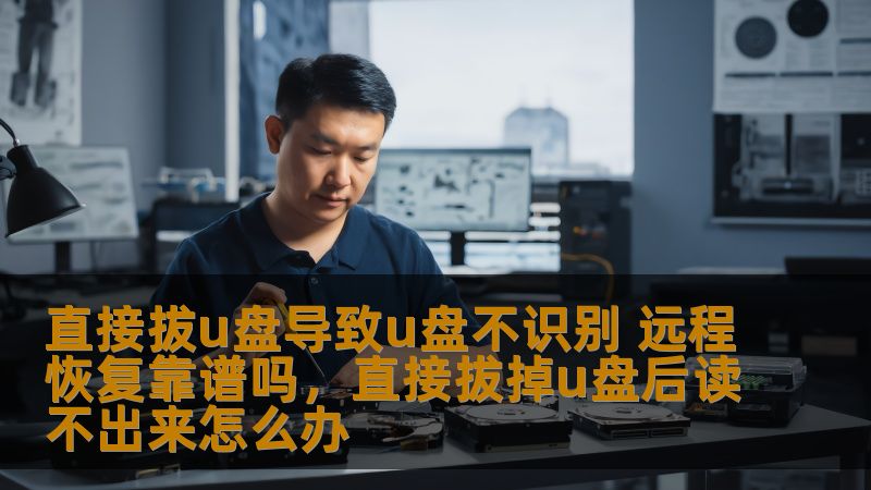 许多人在日常使用U盘时常常忽视了一些小细节，导致U盘突然无法识别。尤其是直接拔插U盘这种不当操作，往往会带来无法预料的后果。本文深入探讨U盘不识别的原因以及远程恢复数据的可行性，帮助用户全面了解解决方案。