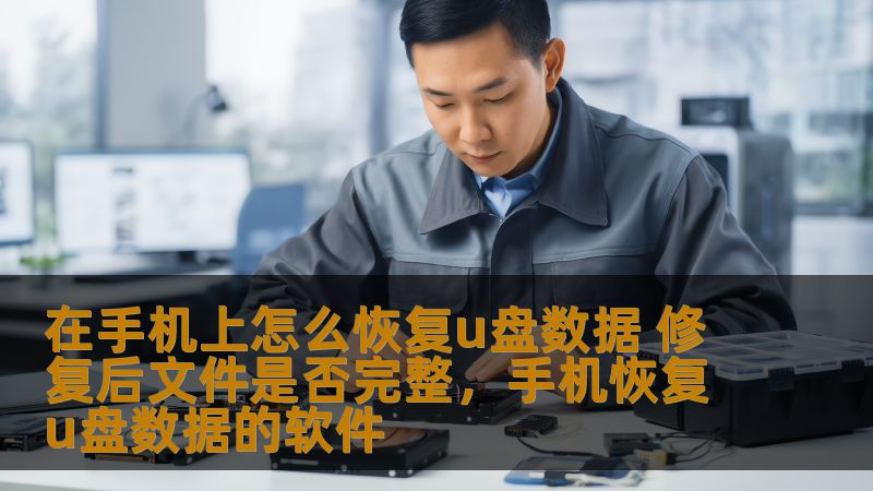 U盘在日常使用中常常遭遇数据丢失或损坏问题，尤其是在不小心拔出或格式化时，文件丢失问题更加严重。本文将详细介绍如何通过手机恢复U盘数据，并探讨修复后文件是否能完整恢复。