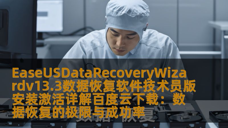 本篇文章为您详细介绍如何使用EaseUSDataRecoveryWizardv13.3数据恢复软件技术员版进行安装、激活，并探讨通过百度云下载的使用方法，以及数据能修复到什么程度的全面分析。
