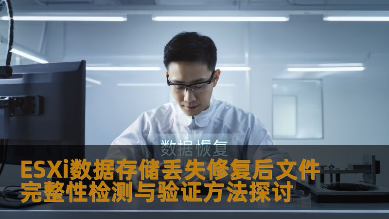 探讨ESXi数据存储丢失修复后的文件完整性检测与验证方法，帮助用户有效应对数据丢失问题。