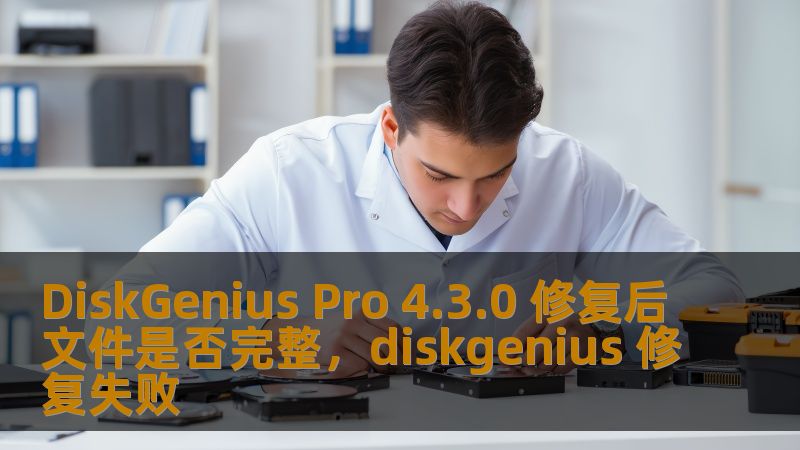在数据恢复的过程中，如何确保恢复的文件完整无缺，始终是用户关心的问题。DiskGeniusPro4.3.0版本的修复功能是否能够保障文件恢复的完整性？本文将详细探讨这一问题，帮助用户理解数据修复的原理与可靠性。