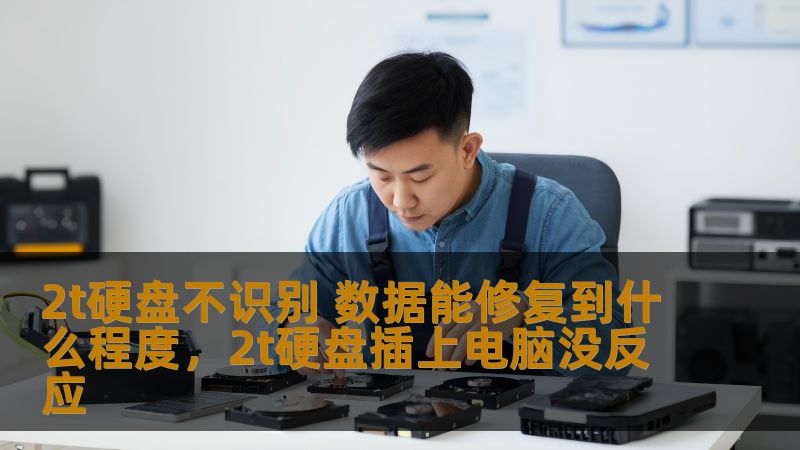 2T硬盘不识别是常见的问题，很多用户在遇到这种情况时都会焦虑不已，尤其是在硬盘中存储着重要的文件和数据。那么，2T硬盘不识别后，数据修复的可能性和恢复程度到底如何呢？本文将详细解答您的疑虑，带您了解硬盘数据修复的相关知识，帮助您最大限度地恢复丢失的数据。