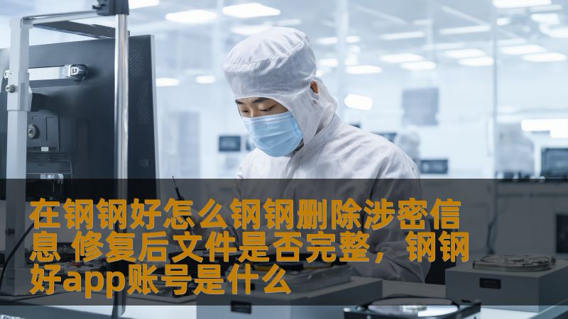 本文将详细介绍如何在钢钢平台上删除涉密信息，并探讨修复后的文件是否能够保持完整性。这一过程对于保护企业及个人的隐私和安全至关重要，本文为您揭示了关键操作步骤以及技术细节。