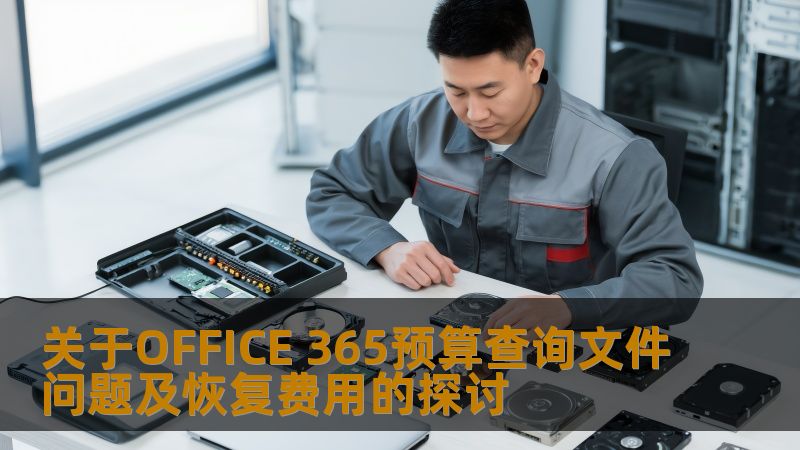 讨论关于OFFICE 365预算查询文件出现问题的原因，以及恢复的费用和步骤。