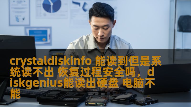 在硬盘故障时，很多用户可能会遇到一种情况，使用crystaldiskinfo软件可以读取硬盘信息，但系统无法正常识别硬盘或启动系统。这种情况如何解决？恢复数据是否安全？本文将为您详细解答。