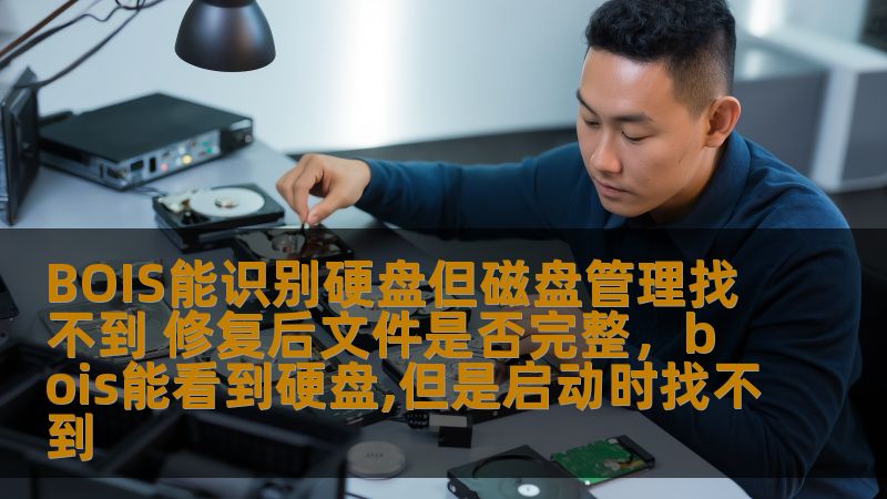 如果你的硬盘被BOIS识别，但在磁盘管理中却无法找到，别担心，这种情况并不罕见。本文将为你详细解析问题的成因，并指导你如何修复这个问题，同时解答修复后数据是否能恢复完整的问题。