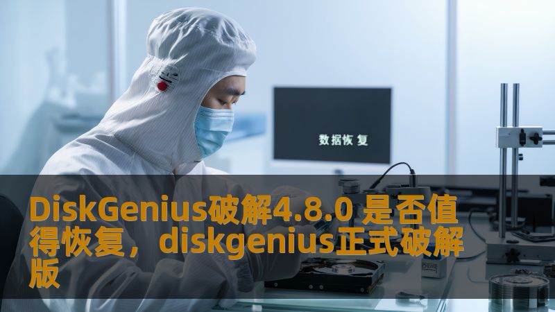 DiskGenius破解4.8.0版本在数据恢复领域内备受关注，然而它是否值得尝试呢？本文将深入分析其优缺点，帮助你做出明智的决策。