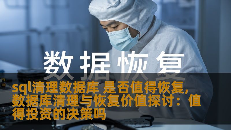 探讨sql清理数据库的价值，分析数据库清理与恢复的投资决策，帮助您做出明智选择。