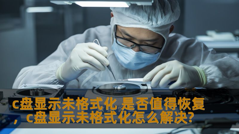 C盘显示未格式化的情况常常让电脑用户惊慌失措。本文将带您了解C盘未格式化的原因，是否值得恢复，以及恢复的方法和注意事项，帮助您挽回宝贵的数据。