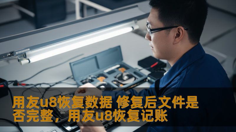 在数据丢失的情况下，很多企业都依赖用友U8系统进行数据恢复。本文将深入分析用友U8数据恢复的修复过程，探讨文件恢复后的完整性问题，帮助企业用户更加清晰地了解数据恢复技术与风险。