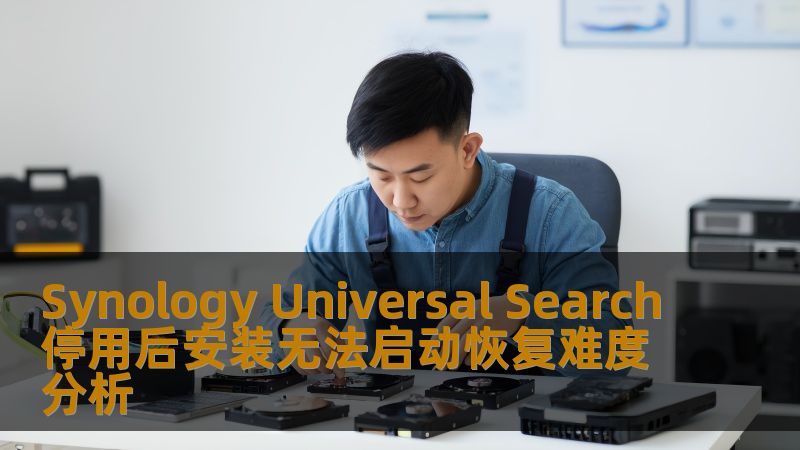 探讨Synology Universal Search停用后安装无法启动的恢复难度，提供详细分析与解决方案。