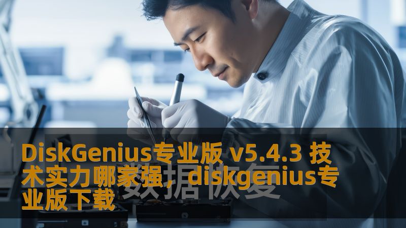 了解DiskGenius专业版v5.4.3的强大功能和技术优势，为您的数据保护和分区管理提供完美解决方案，探索其在数据恢复、磁盘管理、备份与还原方面的行业领先技术！