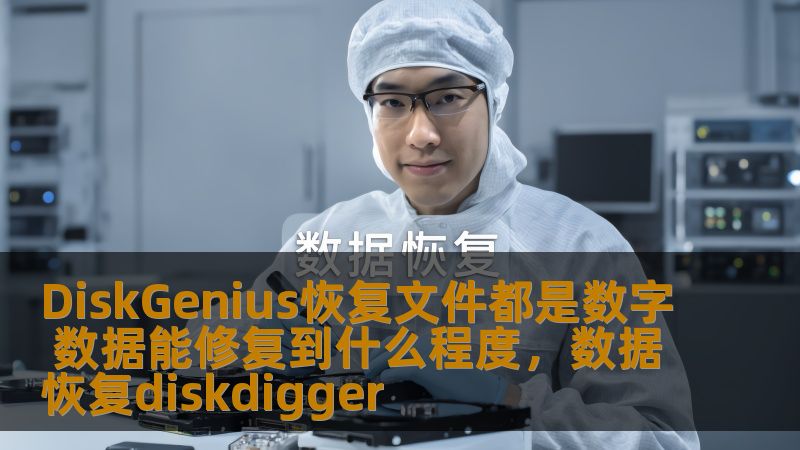 本文将详细介绍DiskGenius恢复文件的功能与效果，解析数字数据修复的原理及能修复到什么程度，帮助用户理解数据恢复的可能性和限制。