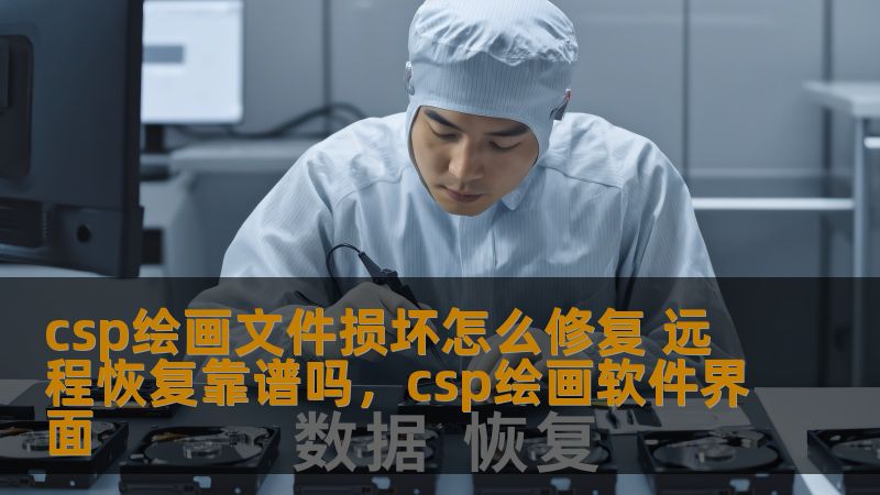 csp绘画文件损坏怎么修复 远程恢复靠谱吗，csp绘画软件界面