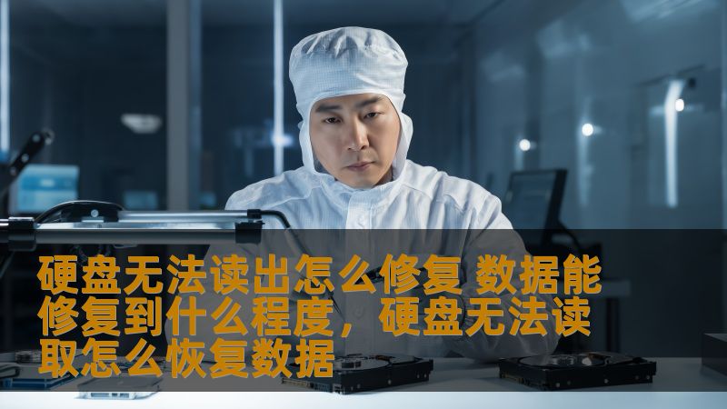 硬盘无法读出怎么修复 数据能修复到什么程度，硬盘无法读取怎么恢复数据