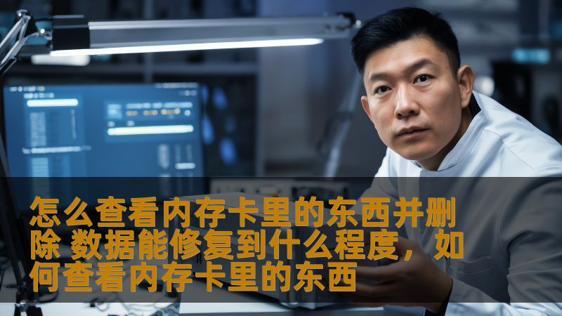 怎么查看内存卡里的东西并删除 数据能修复到什么程度，如何查看内存卡里的东西