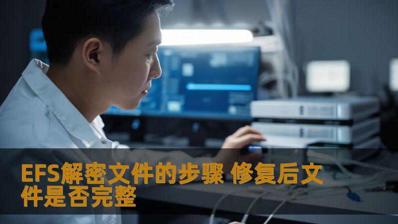 了解EFS解密文件的步骤及修复后文件完整性检查指南，确保您的数据安全无忧。