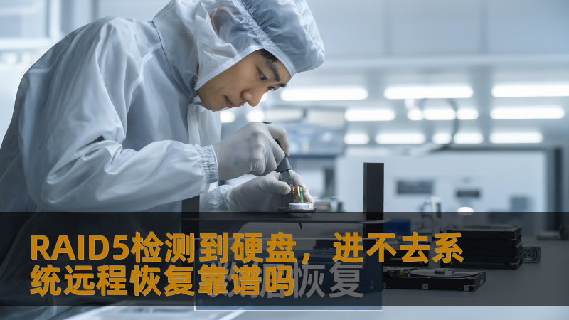 RAID5检测到硬盘，进不去系统远程恢复靠谱吗