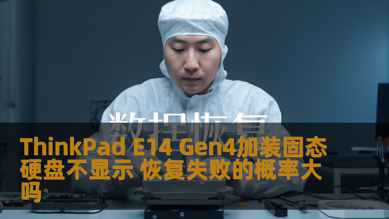 探索ThinkPad E14 Gen4加装固态硬盘不显示的原因及恢复失败的概率分析，提供详细的故障分析和解决方案。