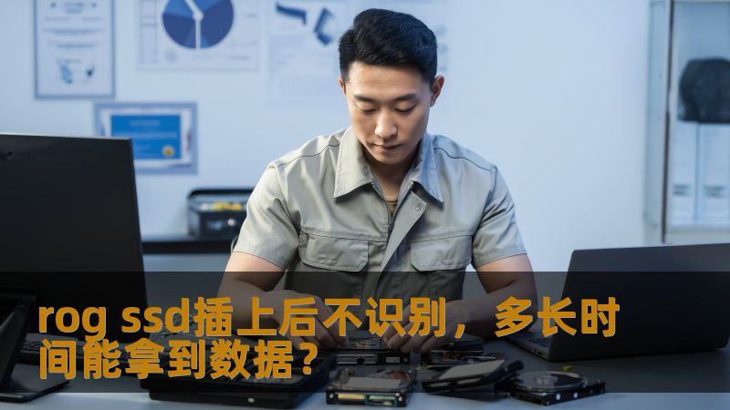 rog ssd插上后不识别，多长时间能拿到数据？