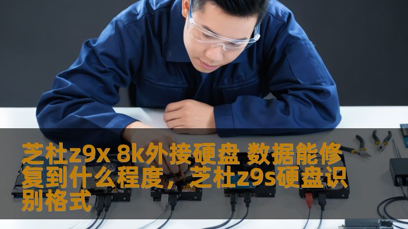 芝杜z9x 8k外接硬盘 数据能修复到什么程度，芝杜z9s硬盘识别格式