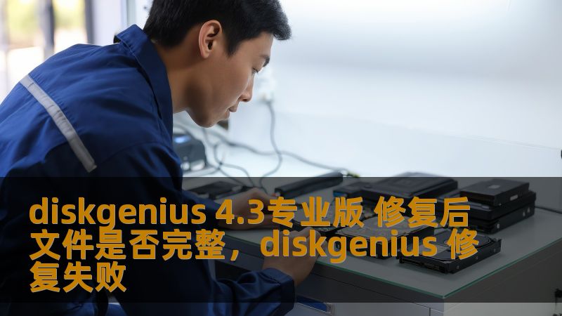 在数据修复的过程中，许多人最为关心的问题就是修复后的文件是否能够完好无损地恢复。DiskGenius4.3专业版作为一款强大的数据恢复工具，能够帮助用户有效地恢复丢失或损坏的文件。本文将深入探讨DiskGenius4.3专业版修复后文件的完整性问题，带你一探究竟。