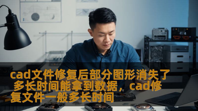 cad文件修复后部分图形消失了 多长时间能拿到数据，cad修复文件一般多长时间                    CAD文件修复后图形消失问题让许多工程师和设计师头疼不已。本文将介绍如何有效修复CAD文件丢失图形的原因，并提供专业的解决方案，帮助您在最短时间内恢复数据。    CAD文件修复,图形消失,数据恢复,CAD数据恢复,CAD修复工具    在日常的设计和工程项目中，CAD文件是不可或