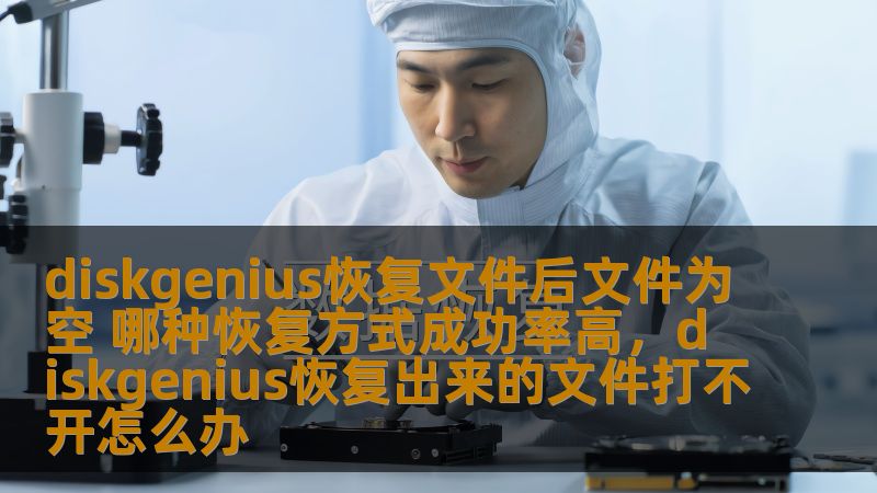 如果您在使用DiskGenius恢复文件时遇到“文件为空”的问题，您一定感到非常沮丧。这篇文章将介绍不同的恢复方式，帮助您提高恢复成功率，确保您的重要文件能够找回。