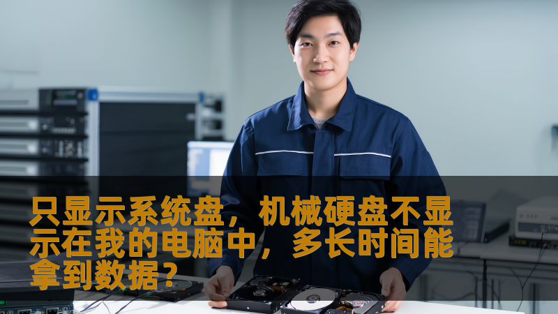 本文深入分析了如果在“我的电脑”中只显示系统盘，机械硬盘不显示的原因，如何恢复数据，解决问题所需的时间，以及用户能采取的措施来保障数据安全。