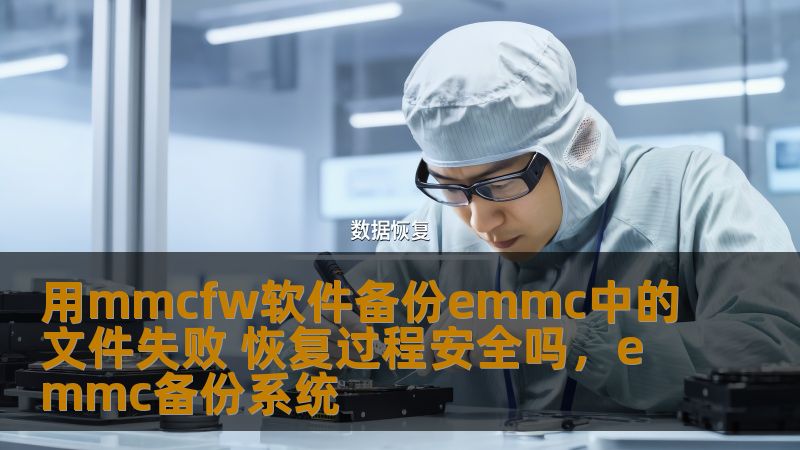 本文详细探讨了使用MMCFW软件备份eMMC文件失败的常见原因，并分析了在这种情况下的恢复过程是否安全，帮助用户理解如何保护数据，避免不必要的损失。