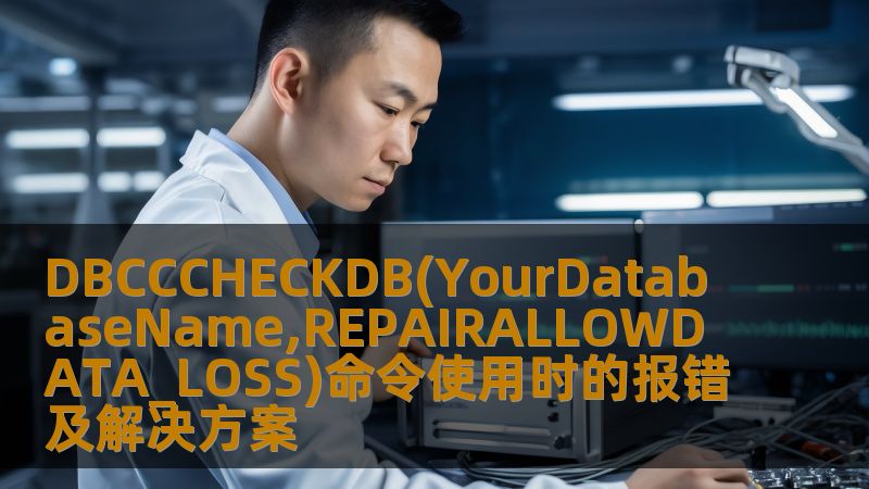 DBCCCHECKDB(YourDatabaseName,REPAIRALLOWDATA_LOSS)命令使用时的报错及解决方案