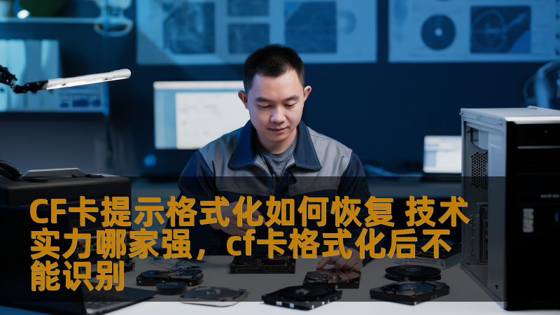 你是否曾遇到过CF卡突然提示格式化的情况？这种情况常常让许多用户焦虑不已，尤其是当卡里保存着大量珍贵数据时。那么，如何高效地恢复CF卡数据？哪些技术实力雄厚的公司可以提供完美的解决方案？本文将为您一一解答，让您在遇到类似问题时不再手足无措。