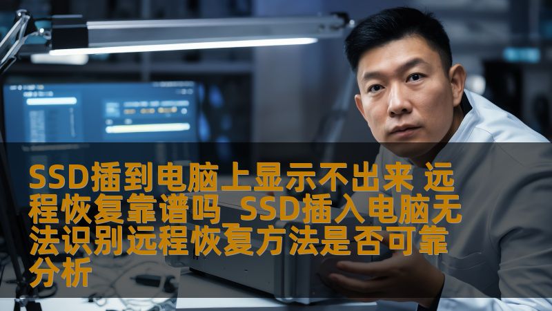 SSD插入电脑无法识别？了解远程恢复的可靠性与操作步骤，解决数据丢失问题。