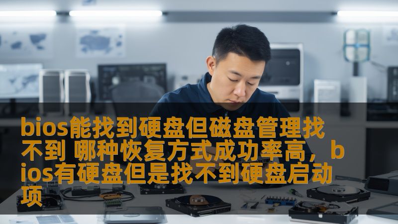 如果你的硬盘在BIOS中被检测到，但在磁盘管理中却无法显示，不必担心！本文将为你提供高成功率的硬盘恢复方式，助你轻松解决数据丢失的困扰。