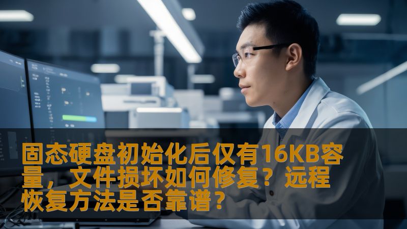 固态硬盘（SSD）初始化后显示只有16KB的可用空间，这一异常情况常常伴随文件损坏，如何修复？本文将深入分析这一问题的原因，并探讨远程数据恢复方法是否值得信赖。