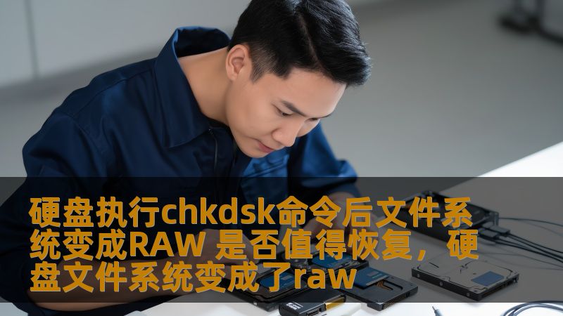 许多用户在使用chkdsk命令修复硬盘时，遇到文件系统变为RAW的情况，这让很多人不知所措。本文将探讨硬盘执行chkdsk命令后文件系统变成RAW是否值得恢复，并为你提供一些解决方案和恢复建议。