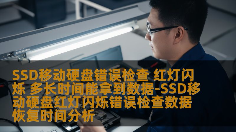 SSD移动硬盘红灯闪烁错误检查，分析数据恢复时间，了解如何高效恢复数据，避免数据丢失。