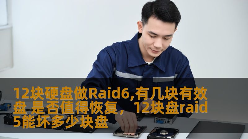 在现代企业的数据存储中，RAID6作为一种常见的冗余保护模式，凭借其高效的数据恢复能力和可靠性，广泛应用于服务器和存储系统中。那么，若12块硬盘组成的RAID6出现故障，剩下的有效盘数有多少？在数据丢失时，是否值得花费时间与成本进行恢复？本文将为您一一解析。