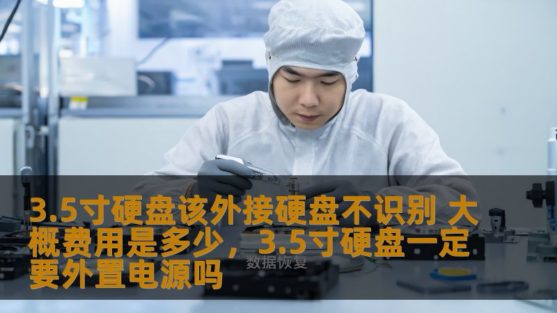 3.5寸硬盘该外接硬盘不识别 大概费用是多少，3.5寸硬盘一定要外置电源吗                    外接硬盘无法识别是许多人在使用3.5寸硬盘时常遇到的问题，究竟是什么原因导致这种情况？解决方法有哪些？本文将为您详细解答并提供具体的费用参考，帮助您轻松解决硬盘无法识别的问题。    在我们日常的工作和生活中，硬盘作为数据存储的核心部件，扮演着至关重要的角色。尤其是对于那些需要存储大量