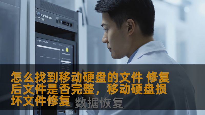 移动硬盘数据丢失是常见问题，但很多用户不知道如何找回丢失的文件，修复后的文件是否完整也让人担心。本文将深入探讨如何找回丢失文件，修复后的文件质量如何保障，帮助你轻松解决移动硬盘的常见问题。