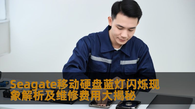 了解Seagate移动硬盘蓝灯闪烁现象的原因及解决方案，掌握维修费用，让您的数据安全无忧。