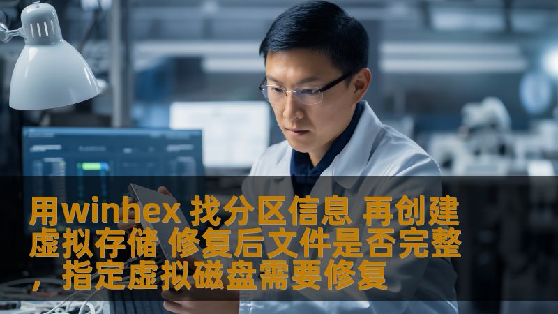 用winhex 找分区信息 再创建虚拟存储 修复后文件是否完整，指定虚拟磁盘需要修复
