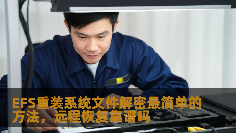 探索EFS重装系统文件解密最简单的方法，以及远程恢复的可靠性，帮助用户解决数据恢复难题。