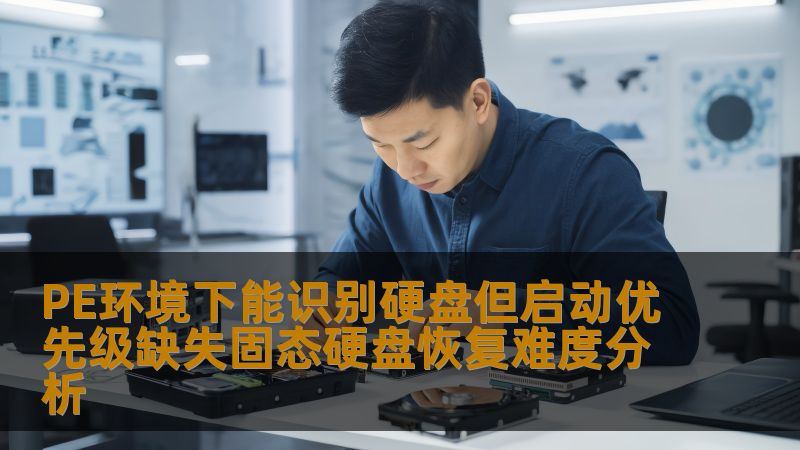 分析PE环境下能识别硬盘但启动优先级缺失固态硬盘的恢复难度，提供实用操作方法与真实案例。