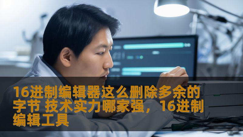 了解如何使用16进制编辑器删除多余的字节，提升文件处理效率，技术实力如何决定编辑工具的性能。探索领先的16进制编辑器，助力开发与技术人员实现高效工作。