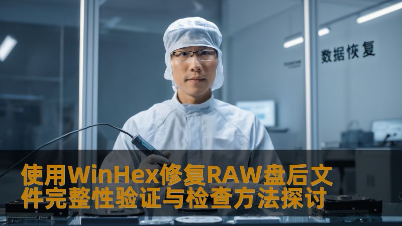 探讨使用WinHex修复RAW盘后，如何进行文件完整性验证与检查的方法，确保数据恢复的有效性与完整性。