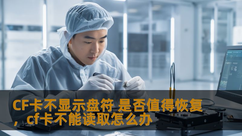 CF卡不显示盘符 是否值得恢复，cf卡不能读取怎么办                    CF卡（CompactFlash卡）是一种常用的存储介质，广泛应用于数码相机、摄像机等设备中。很多用户会遇到CF卡不显示盘符的情况，尤其是在数据丢失的紧急时刻。本文将分析CF卡不显示盘符的原因，探讨是否值得恢复数据，以及恢复数据时需要注意的事项。    CF卡不显示盘符、CF卡恢复、数据恢复、存储卡问题、盘