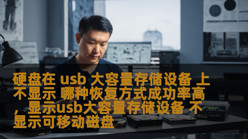 当你的硬盘或USB大容量存储设备无法在电脑上显示时，如何解决？本文深入探讨了几种恢复方式，帮助你找回丢失的数据，提高数据恢复的成功率。