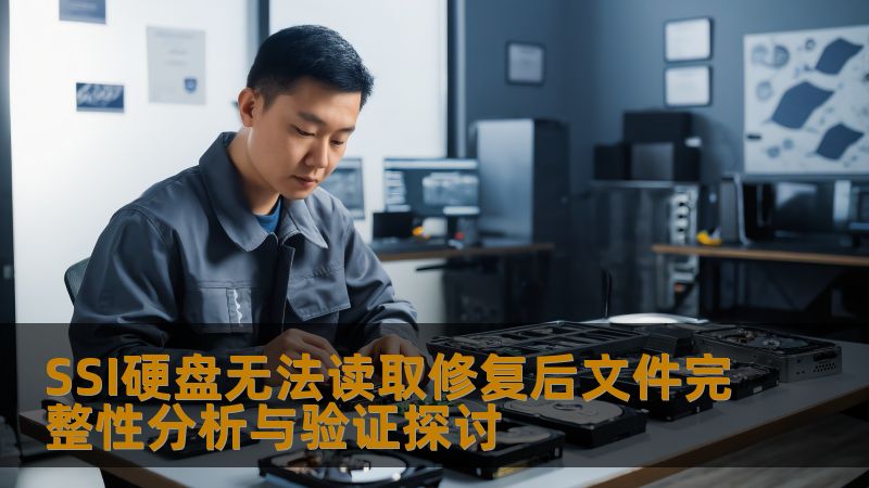 探讨SSI硬盘无法读取修复后文件完整性分析与验证，提供实用的故障分析和恢复步骤。